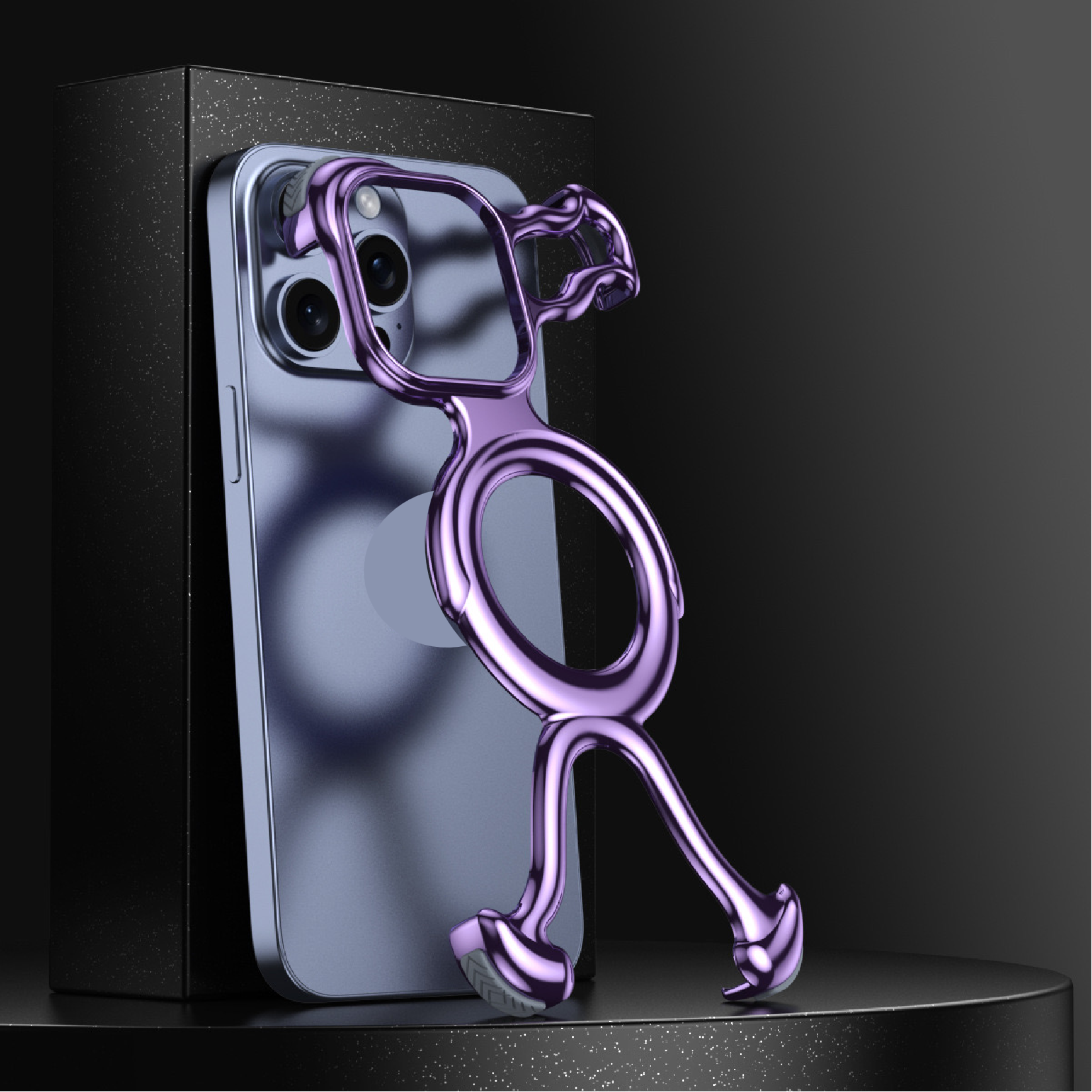 Special Shaped Liquid Metal Phone Case
