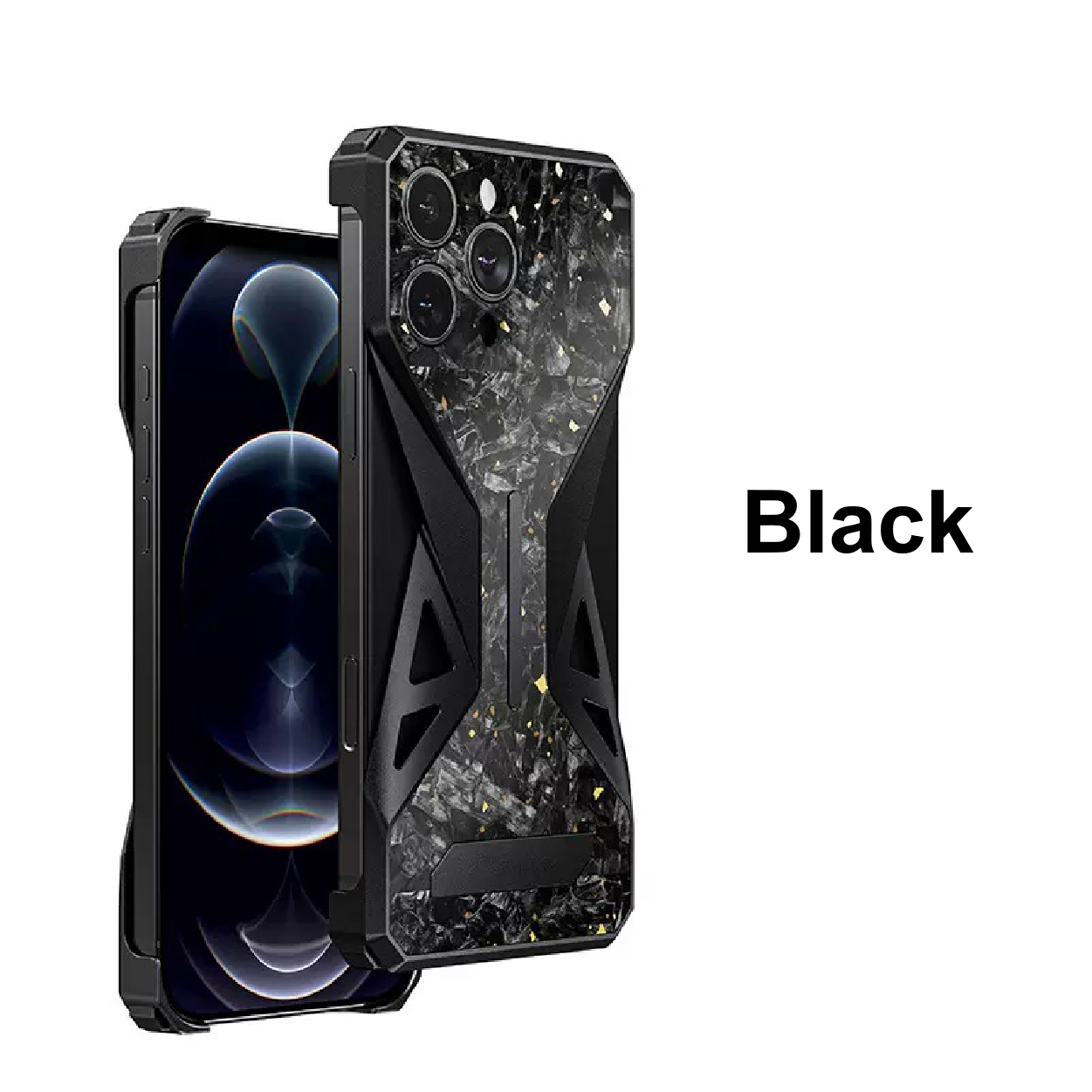 New forged carbon fiber aluminum alloy phone case