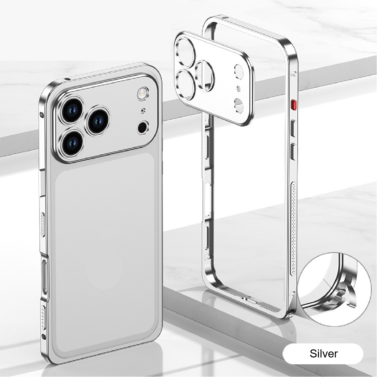 Premium Metal Frame Heat Dissipation Phone Case