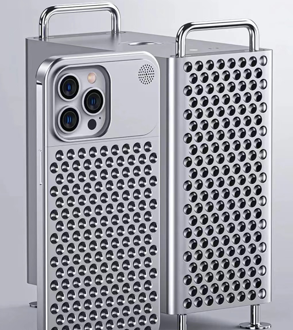 Fragrance heat dissipation metal snap phone case