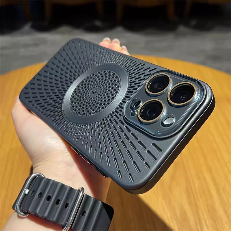 Ice Cooling Frosted Magnetic Phone Case