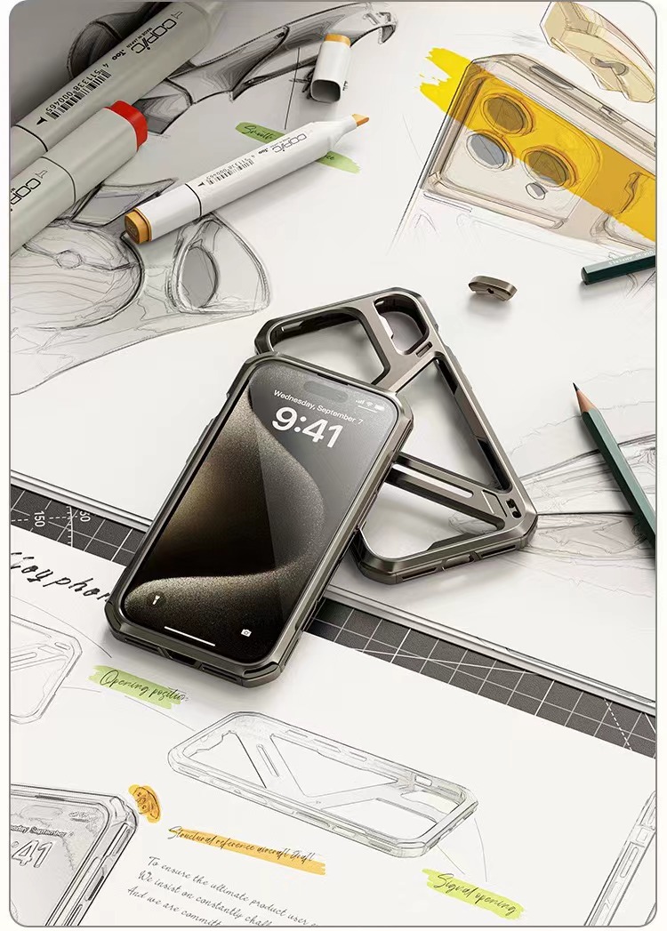 Armor Metal Cooling Phone Case-MGD CASE