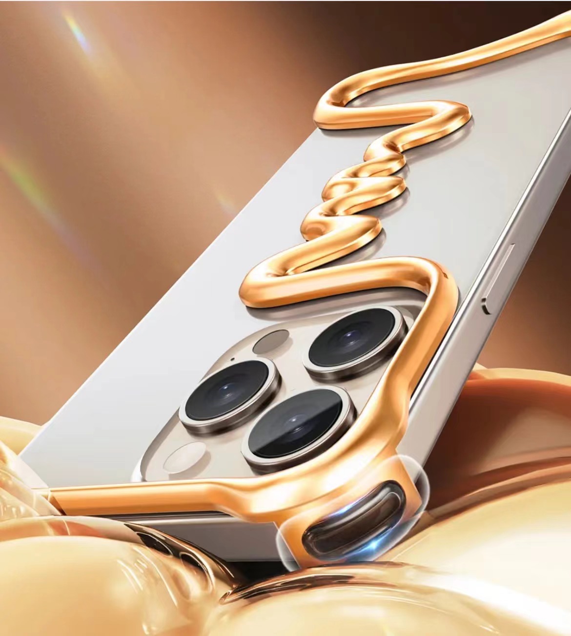 Limited Art Frameless Aluminum Alloy Phone Case