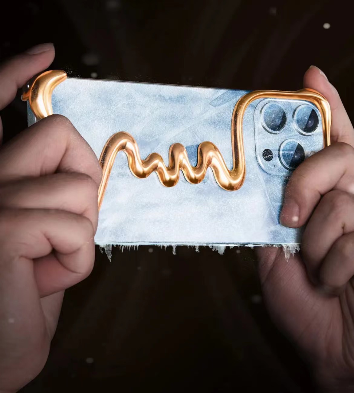 Limited Art Frameless Aluminum Alloy Phone Case