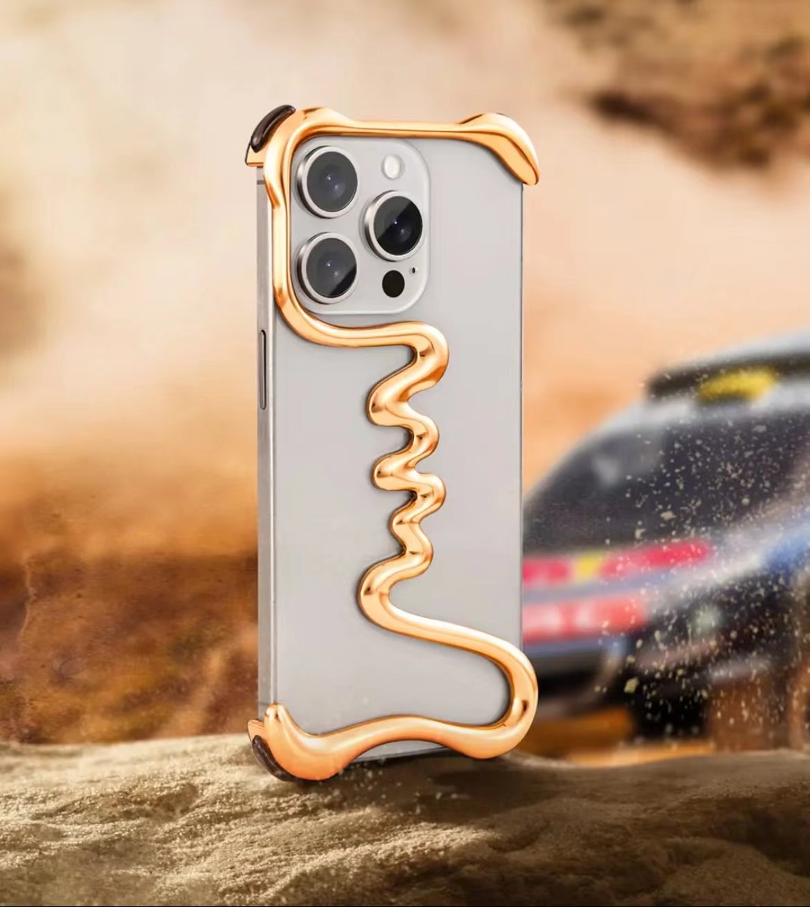 Limited Art Frameless Aluminum Alloy Phone Case