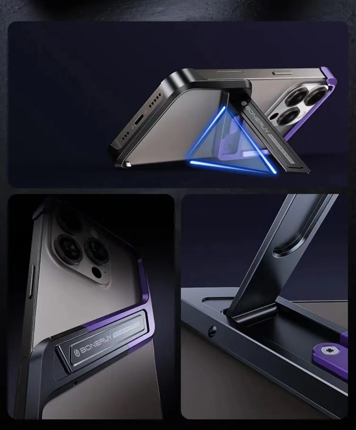 Special-shaped Borderless T-stand Phone Case