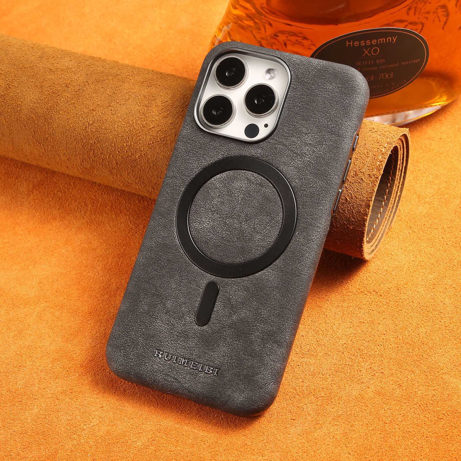 2024 New Business Suede Magnetic Phone Case