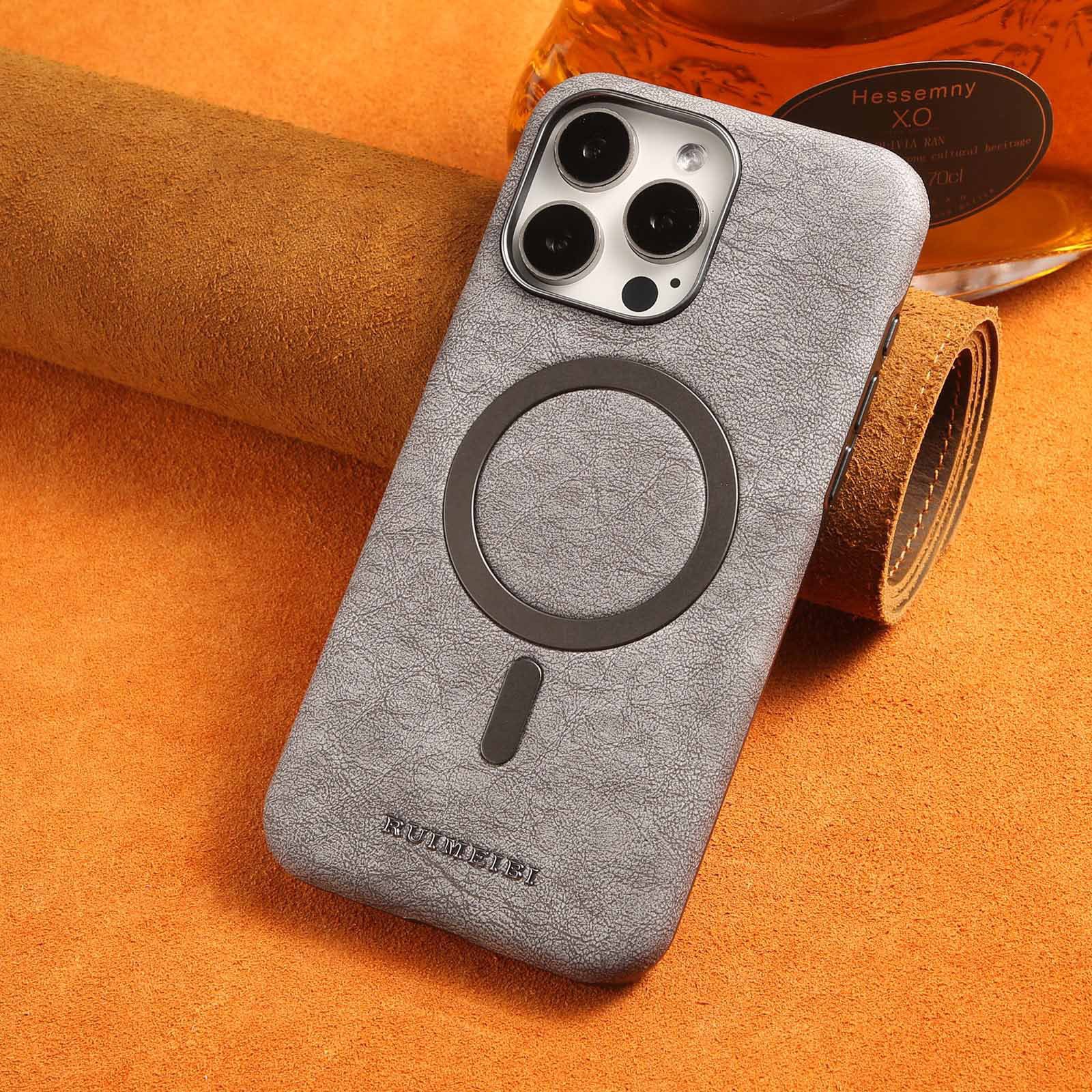 2024 New Business Suede Magnetic Phone Case