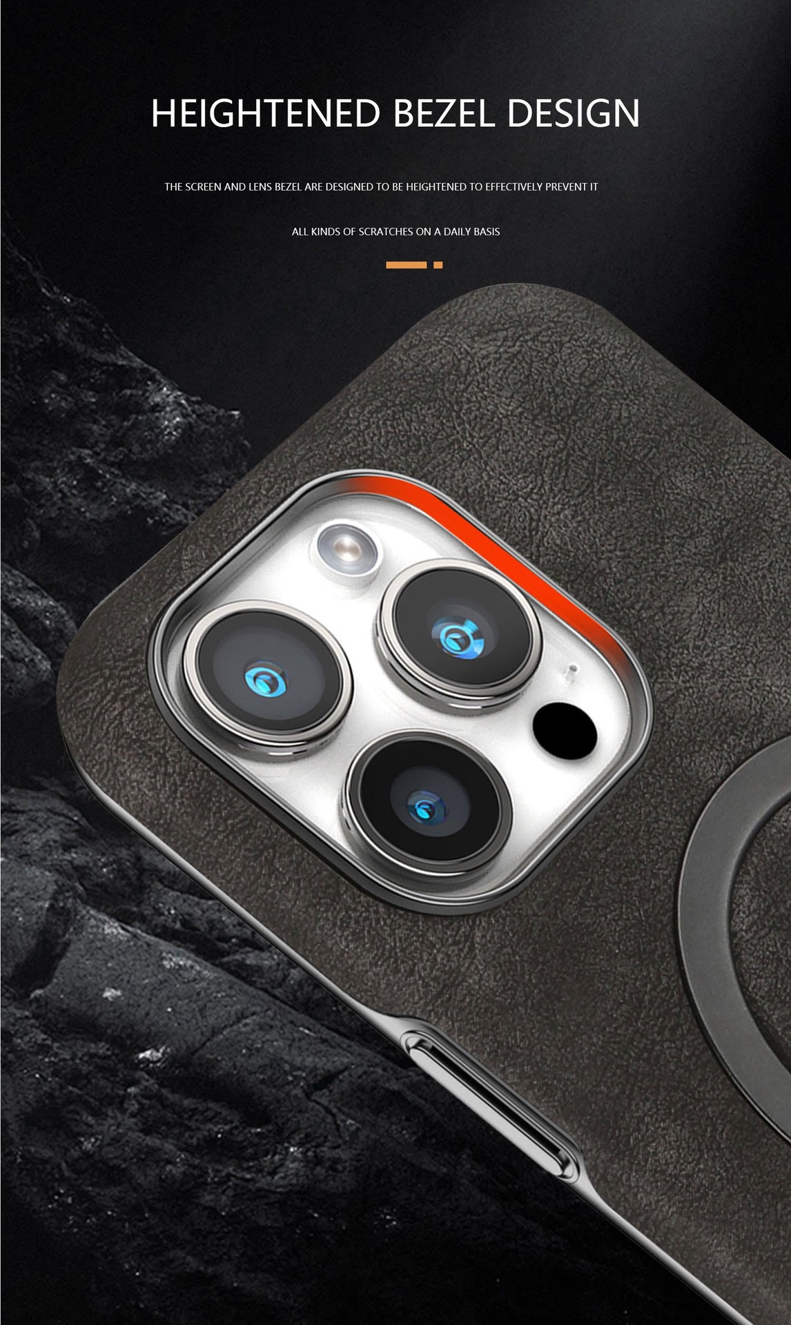 2024 New Business Suede Magnetic Phone Case