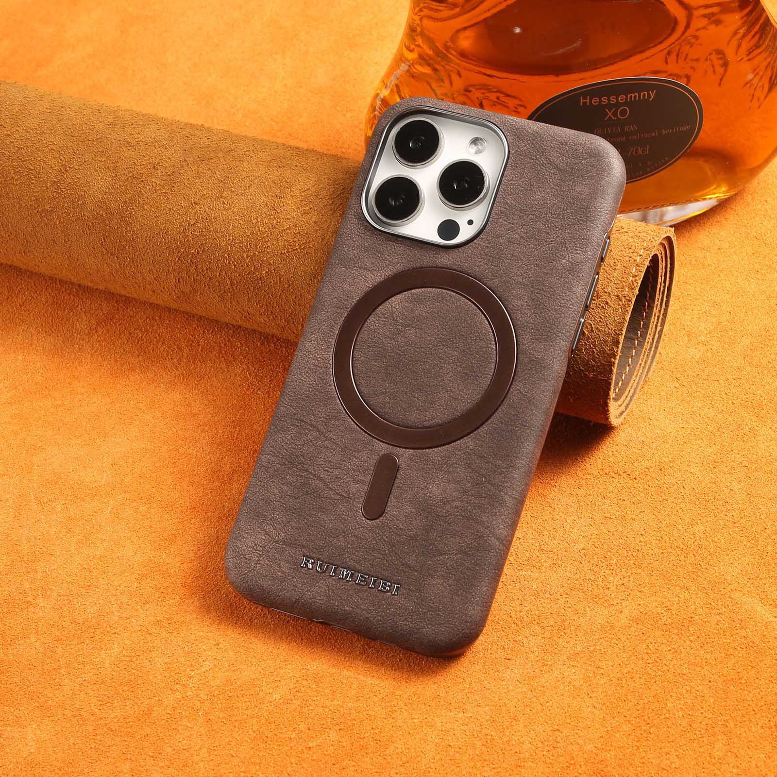 2024 New Business Suede Magnetic Phone Case