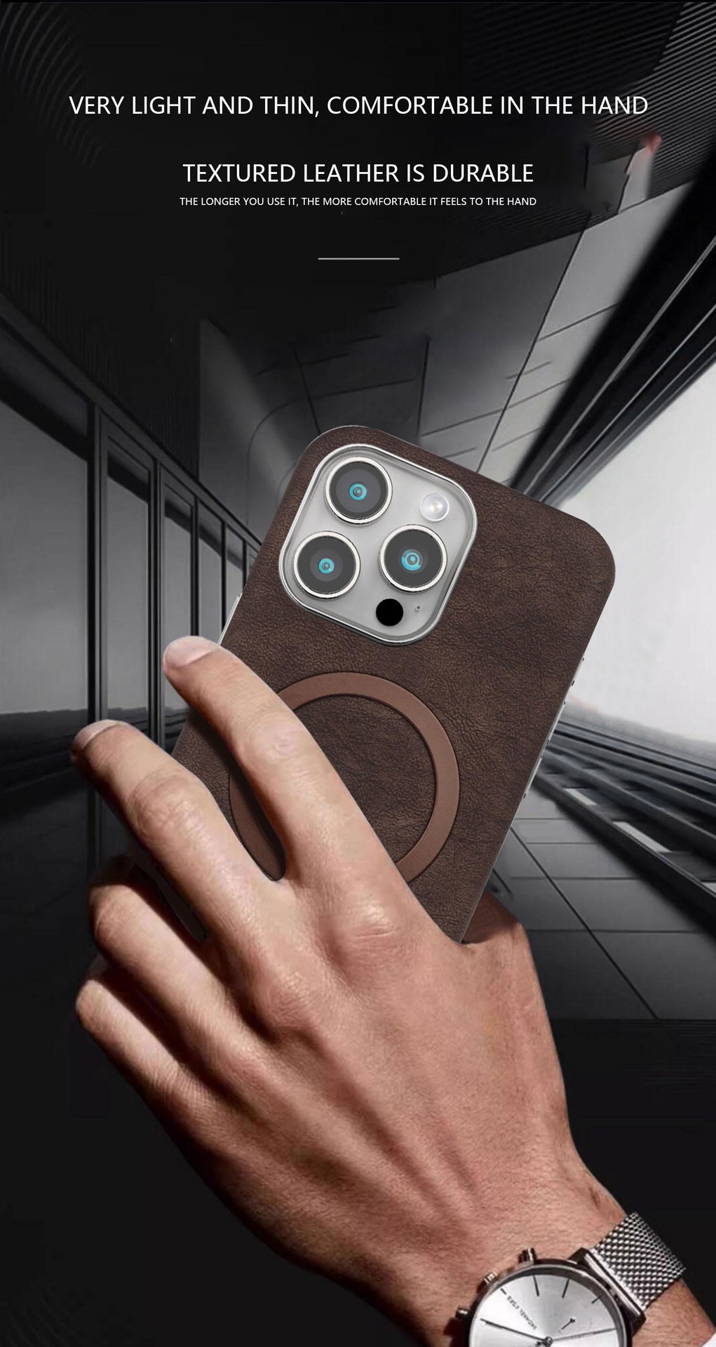 2024 New Business Suede Magnetic Phone Case