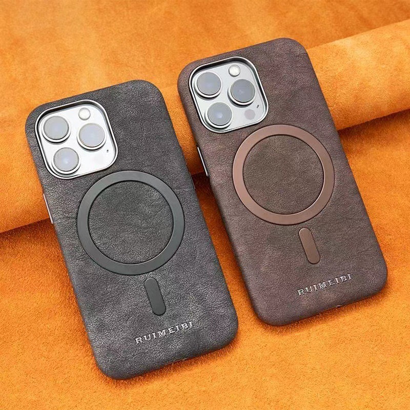 2024 New Business Suede Magnetic Phone Case