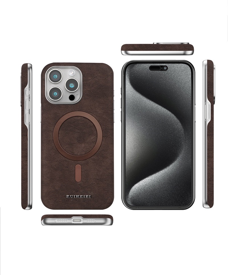 2024 New Business Suede Magnetic Phone Case
