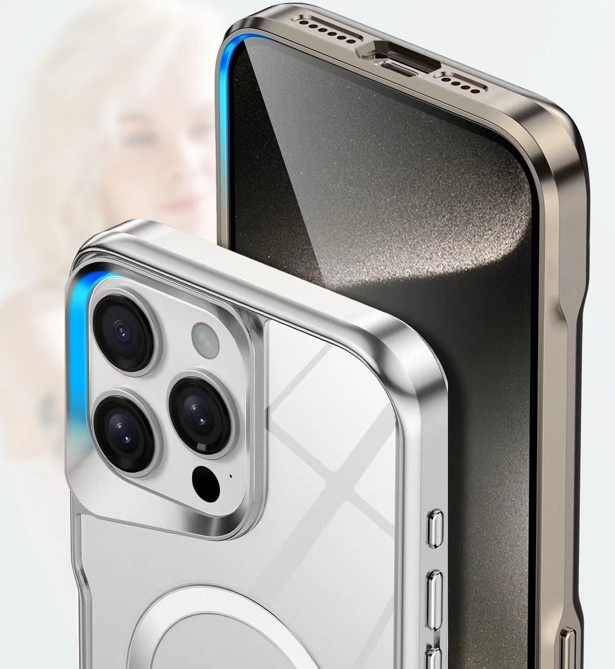 2024 New [Small Waist] Transparent Magnetic Phone Case