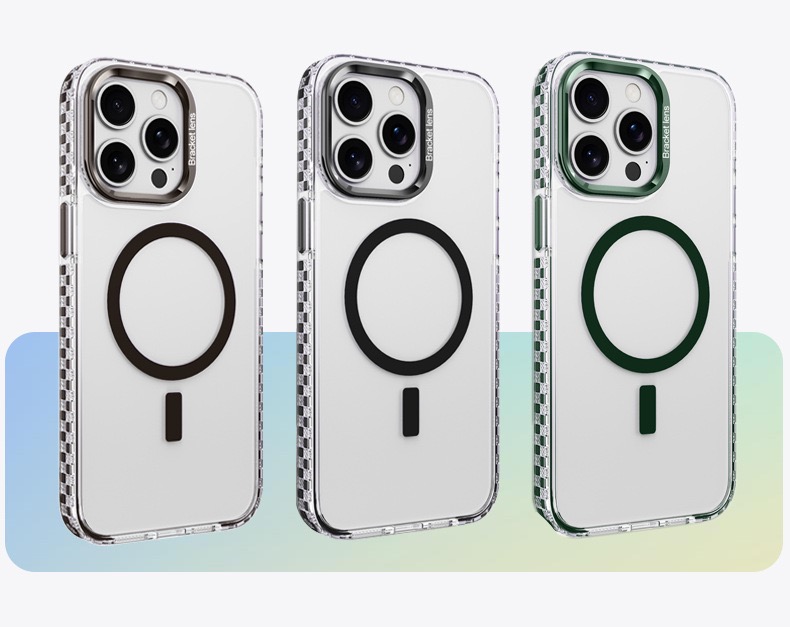 Magnetic Colorful Spot Lens Bracket Phone Case