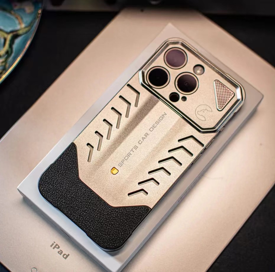 Porsche Version Metal Heat Dissipation Phone Case