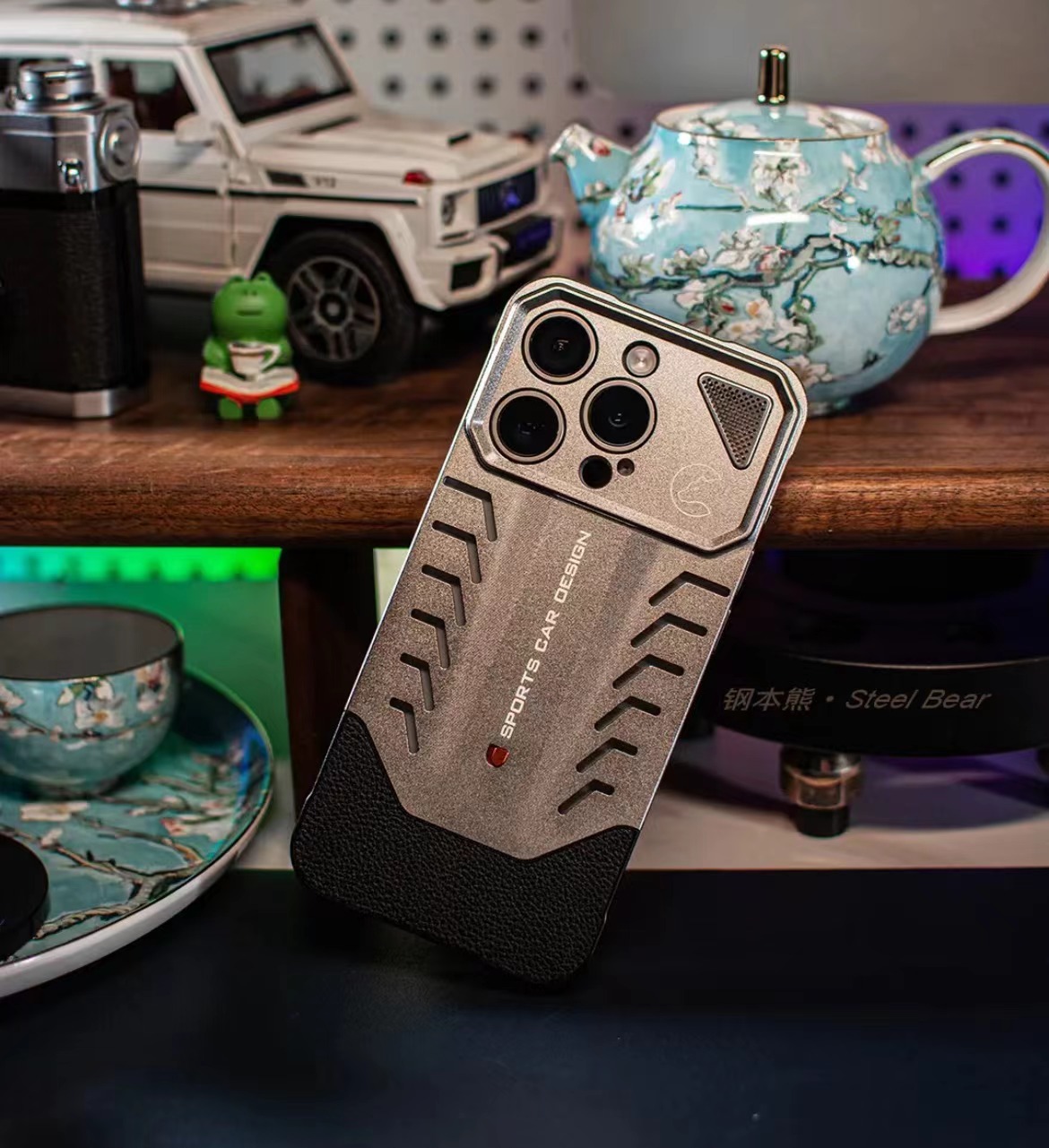 Porsche Version Metal Heat Dissipation Phone Case