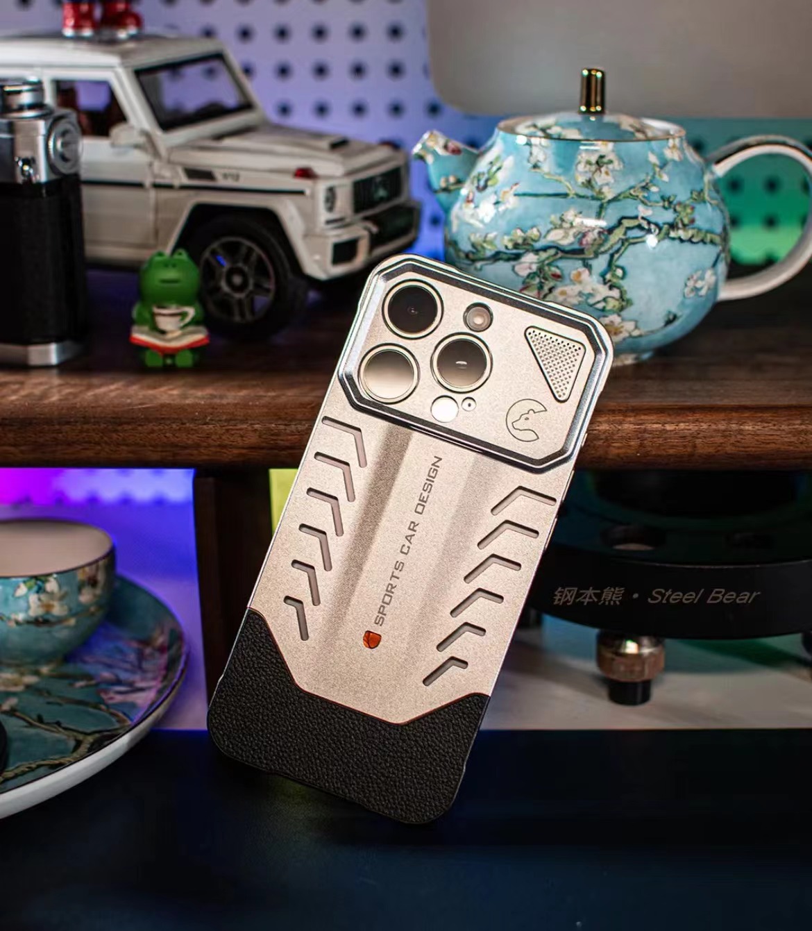 Porsche Version Metal Heat Dissipation Phone Case