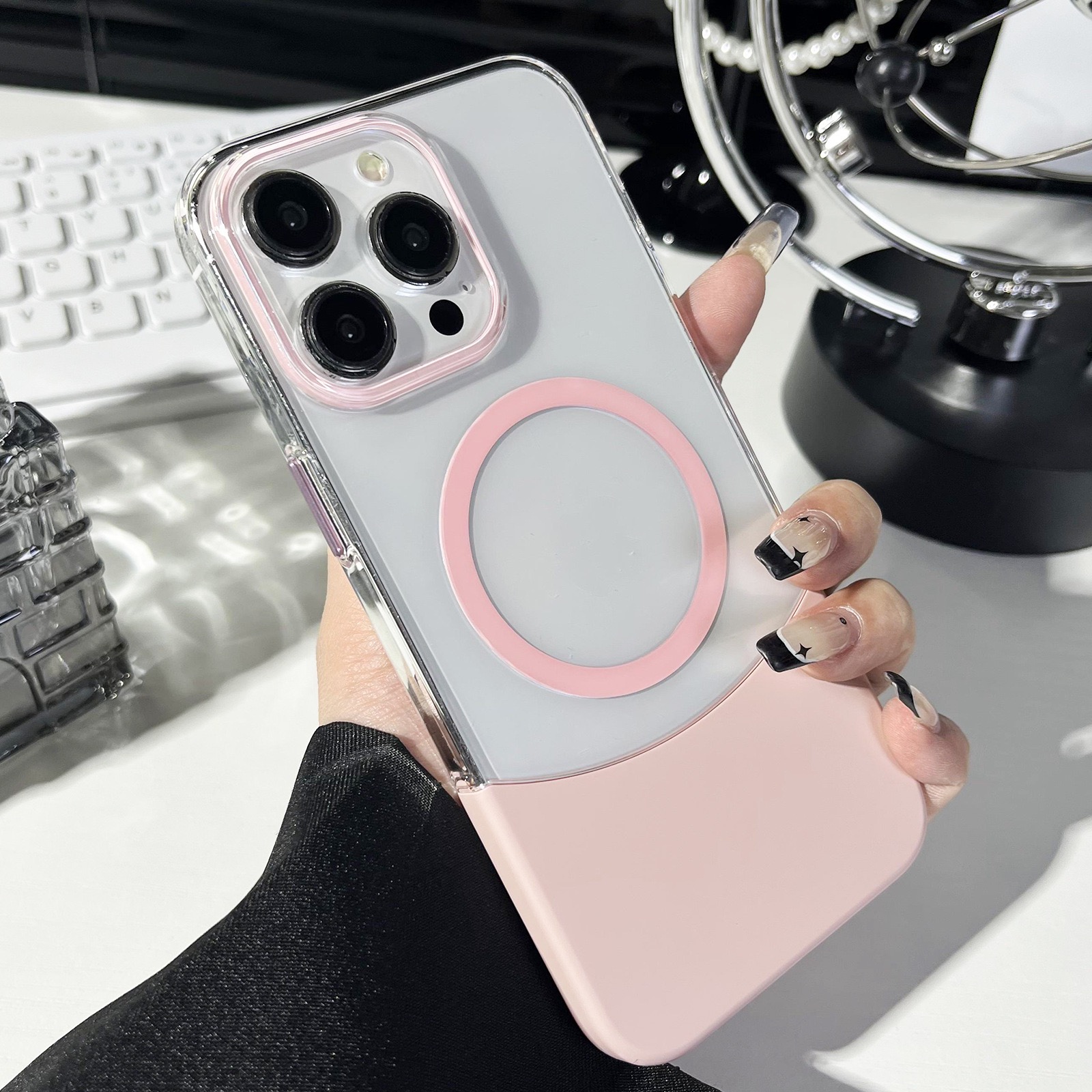 2-in-1 Spliced Magnetic Phone Case