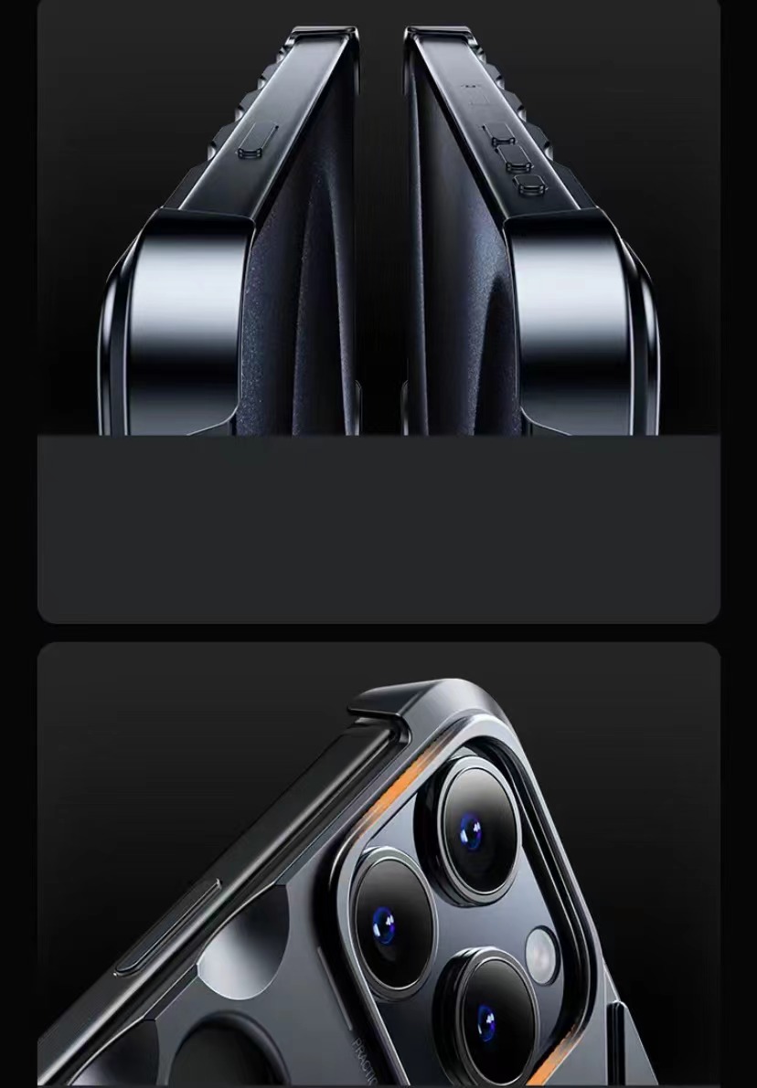 Metal Fragrance Hollow Dot Heat Dissipation Phone Case