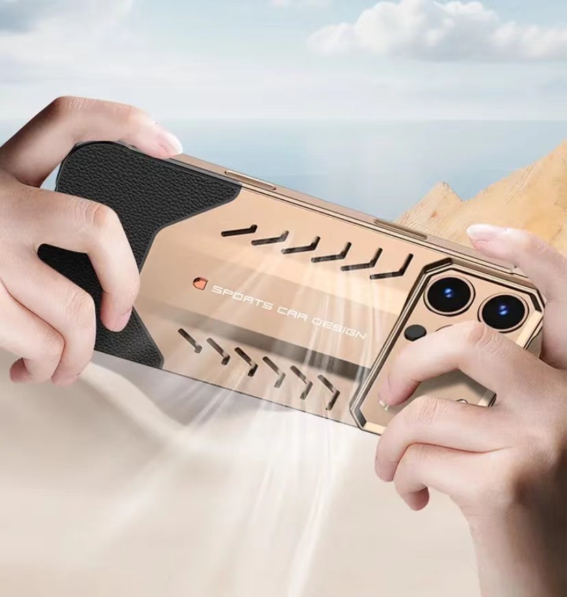 Porsche Version Metal Heat Dissipation Phone Case