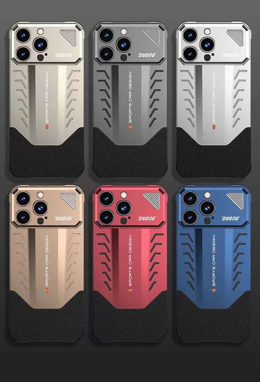 Porsche Version Metal Heat Dissipation Phone Case