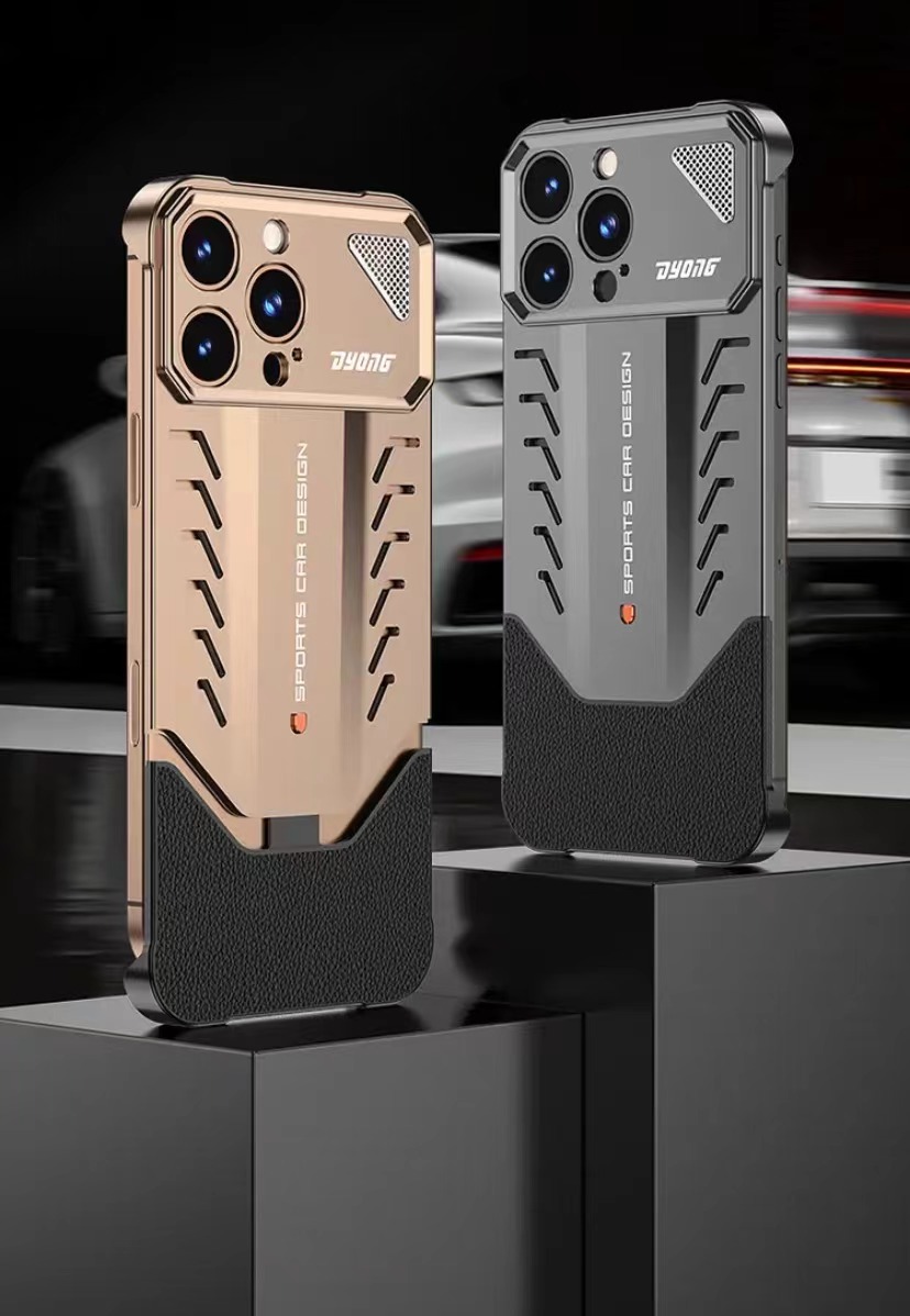 Porsche Version Metal Heat Dissipation Phone Case