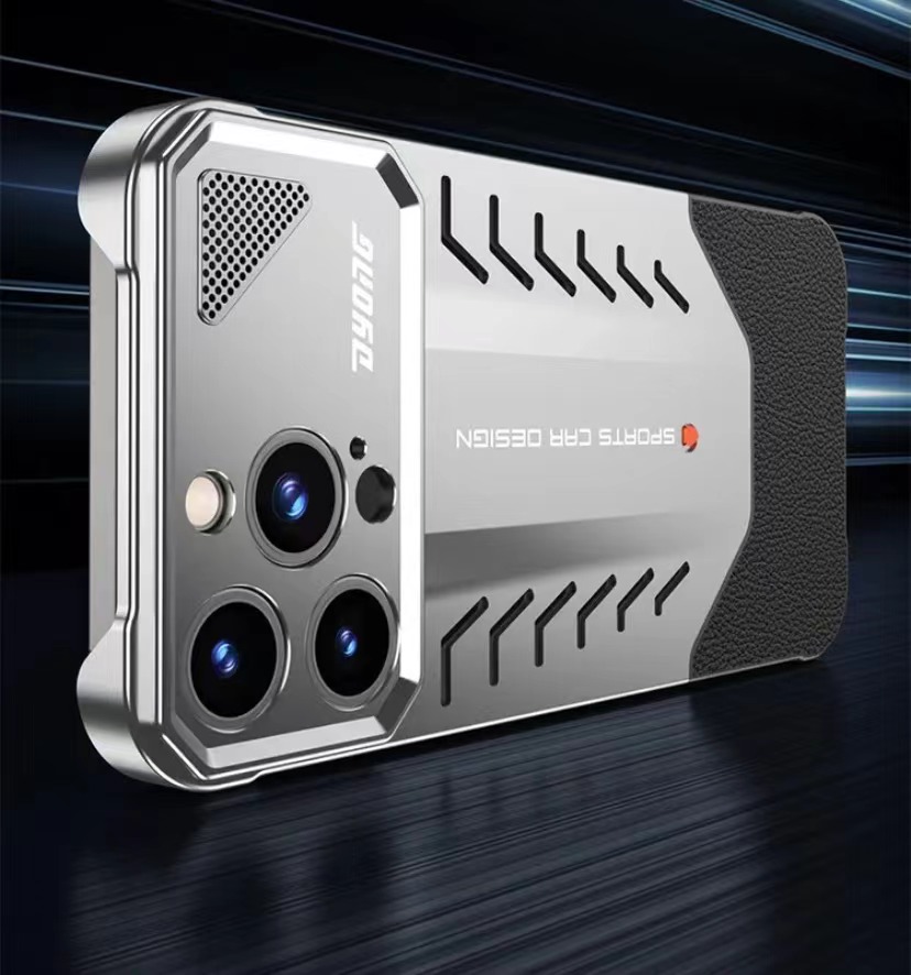 Porsche Version Metal Heat Dissipation Phone Case