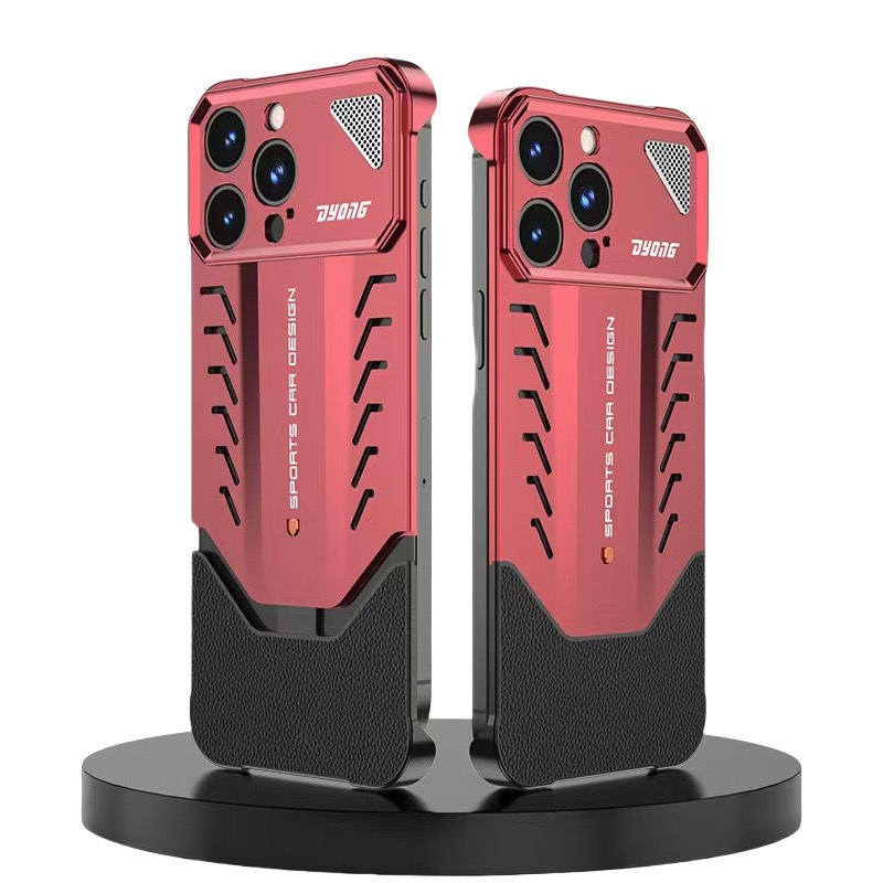 Supercar Design Metal Heat Dissipation Phone Case
