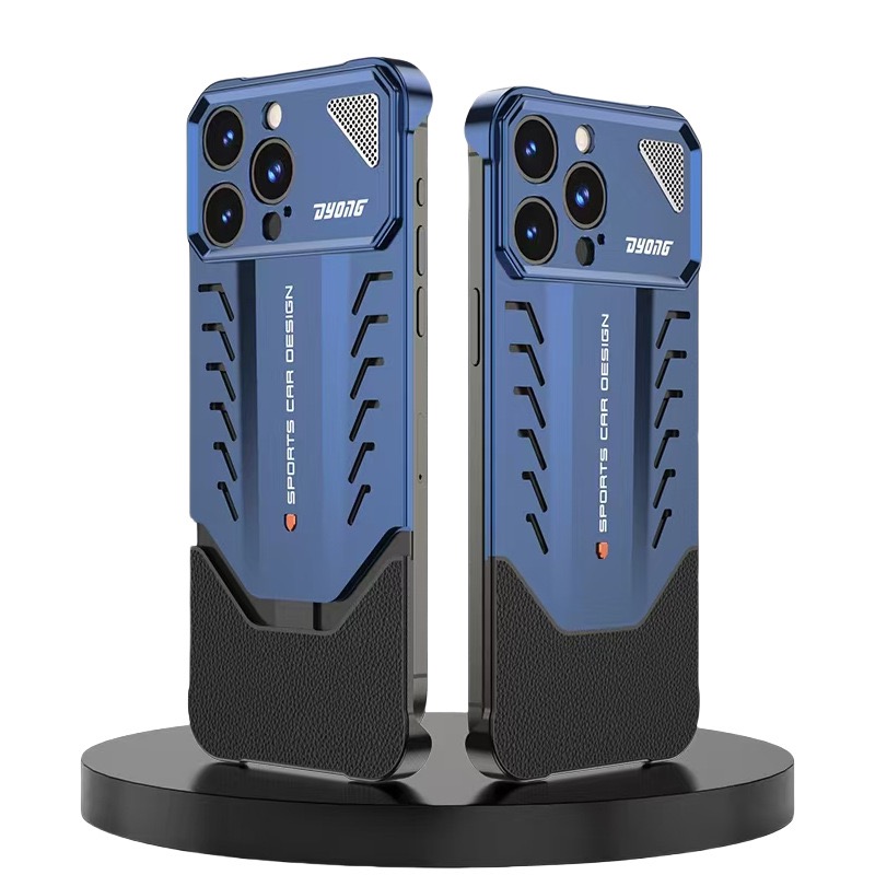 Supercar Design Metal Heat Dissipation Phone Case