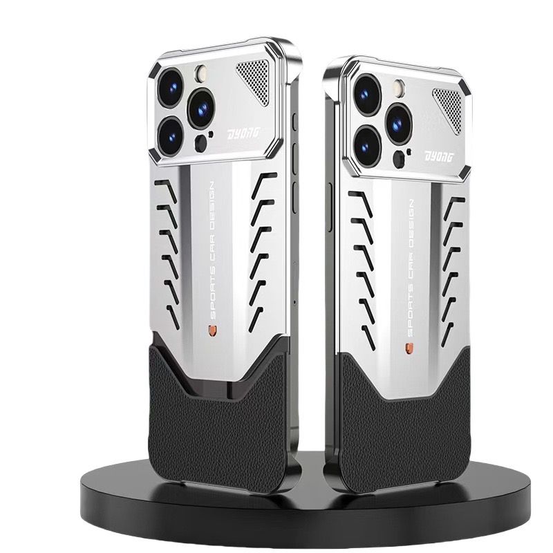 Supercar Design Metal Heat Dissipation Phone Case