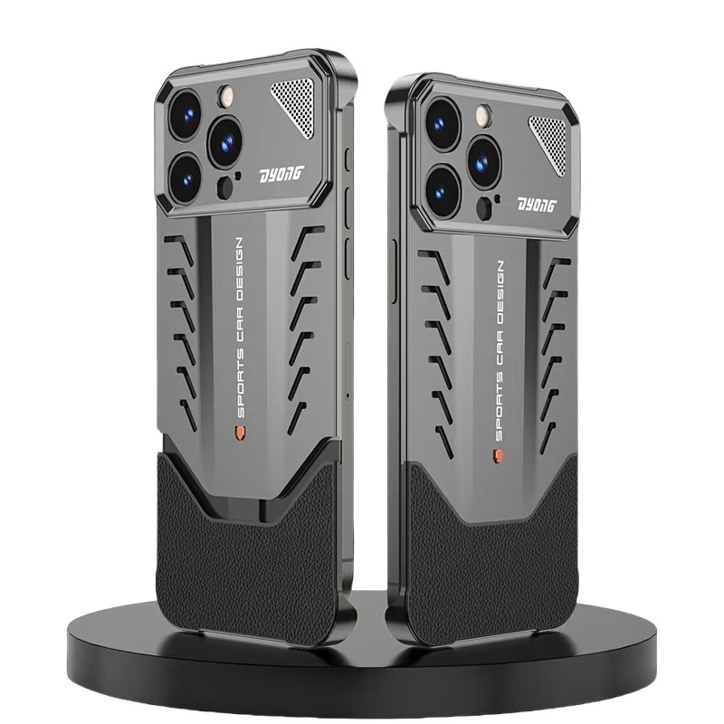 Supercar Design Metal Heat Dissipation Phone Case