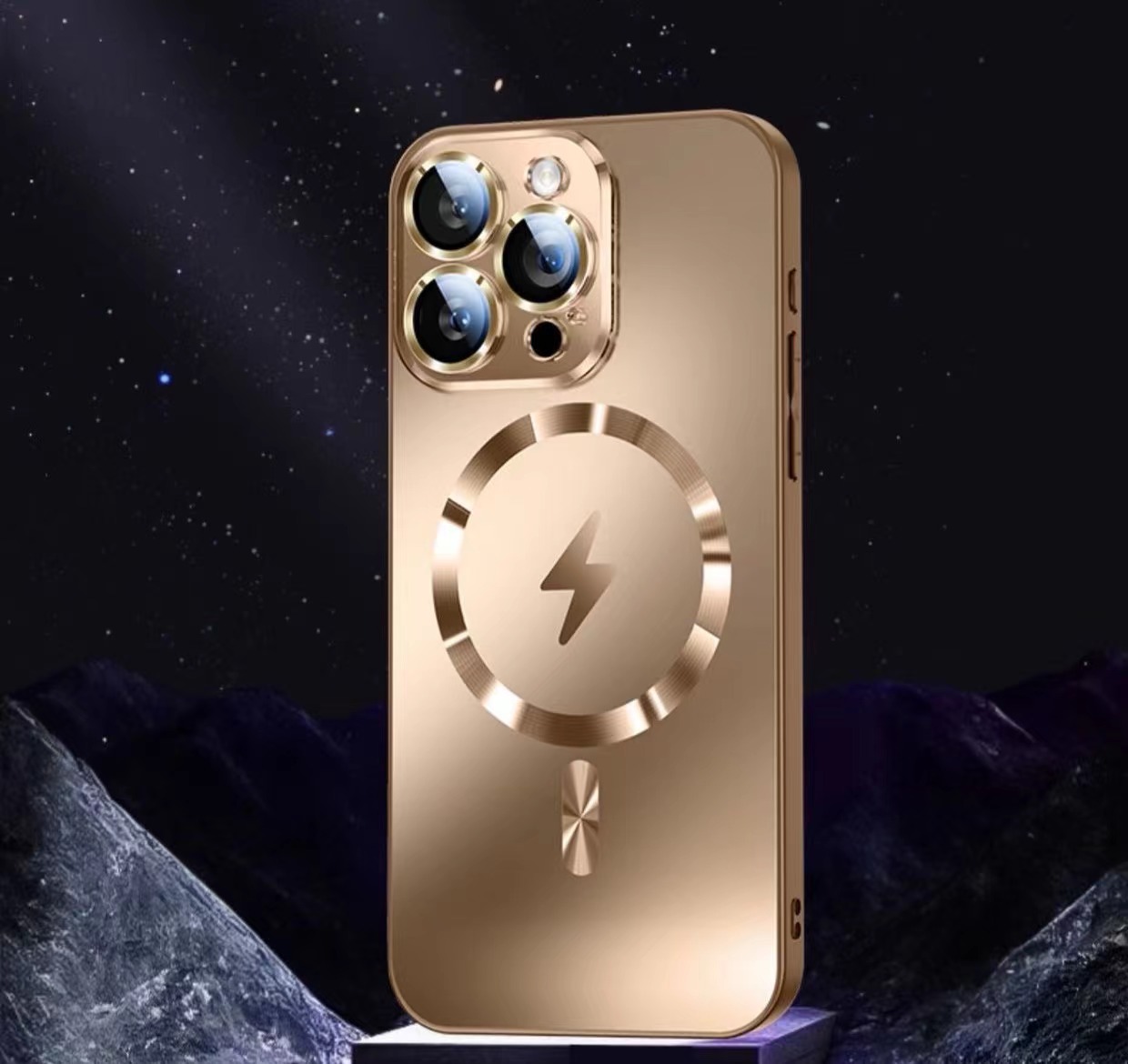 New Lightning Frosted Magnetic Phone Case