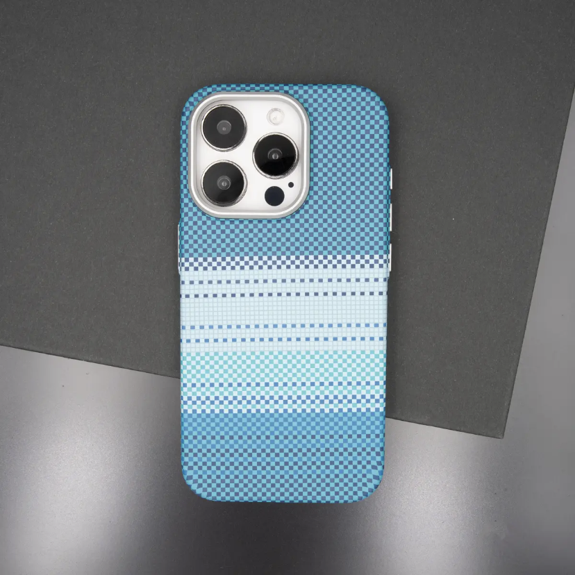 Carbon Fiber Textured Magnetic Anti-fall Phone Case