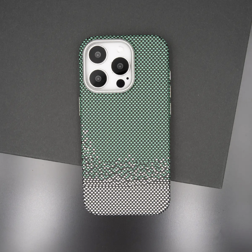Carbon Fiber Textured Magnetic Anti-fall Phone Case