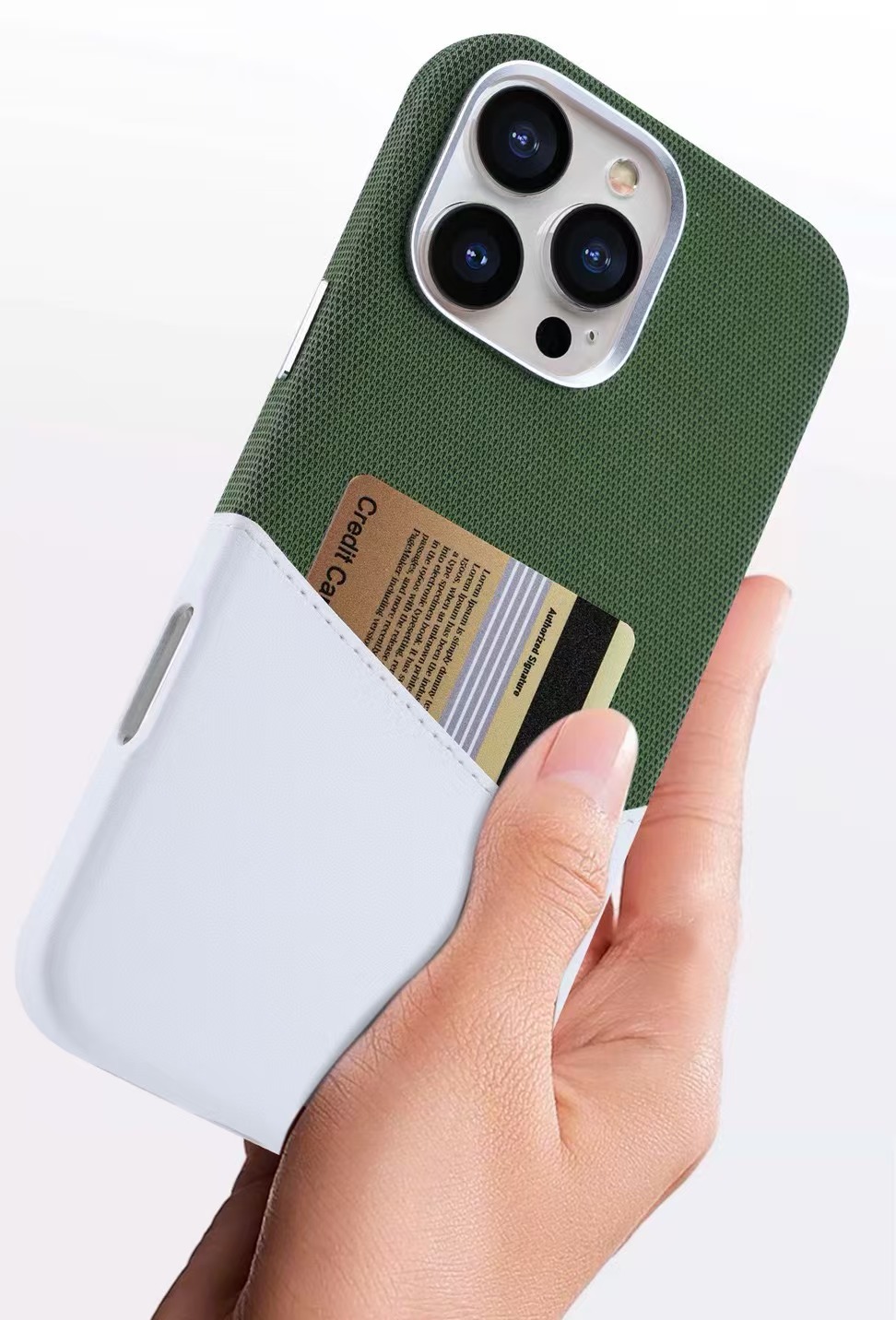 Leather Textured Stitching Magnetic Card Slot Phone Case