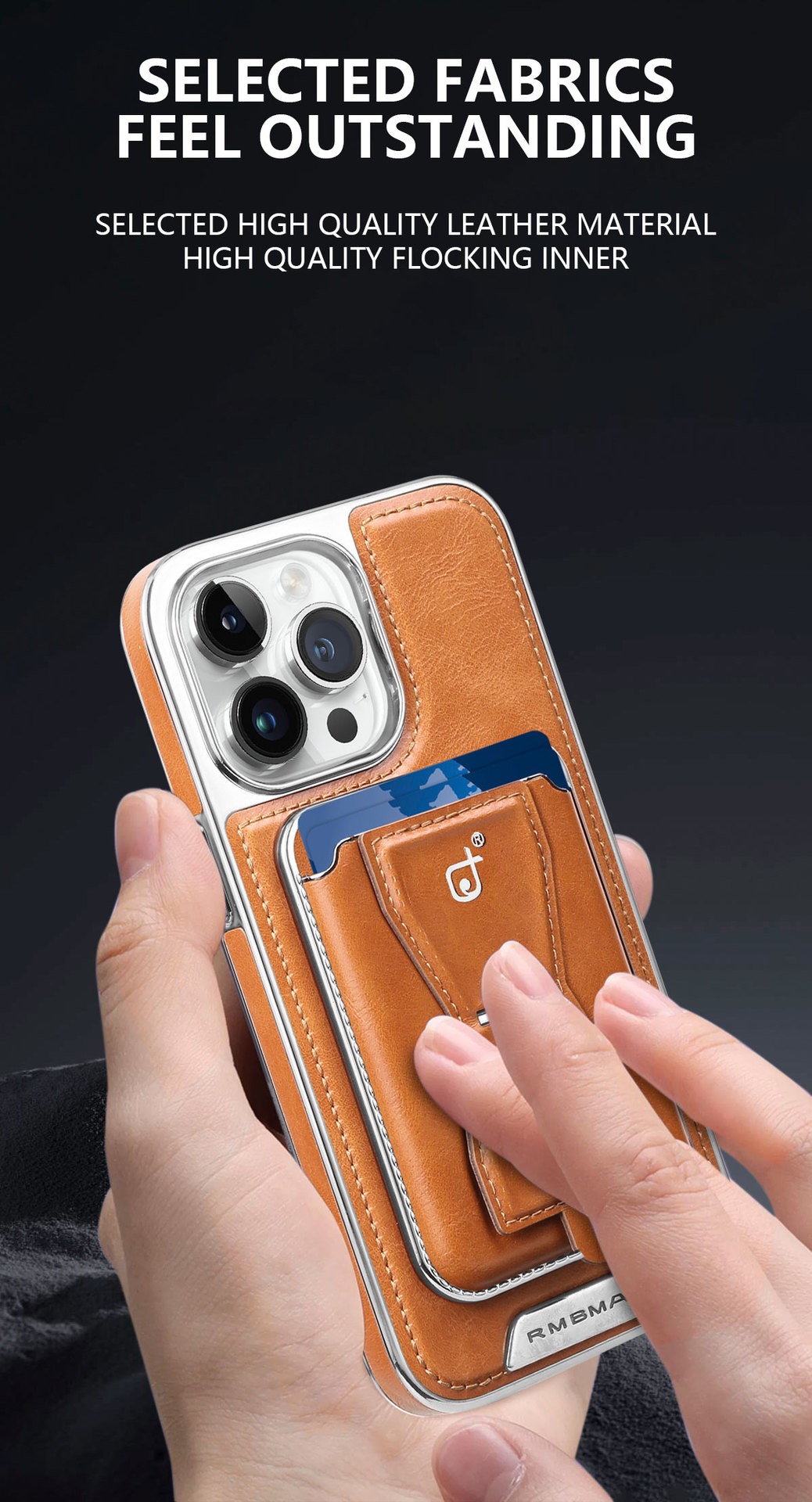 Leather Card Holder Magnetic Holder Phone Case