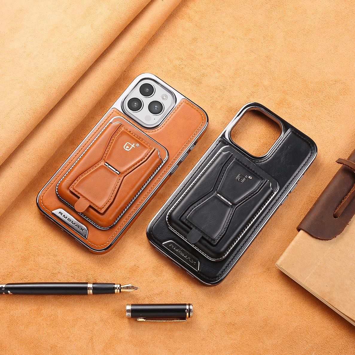 Leather Card Holder Magnetic Holder Phone Case