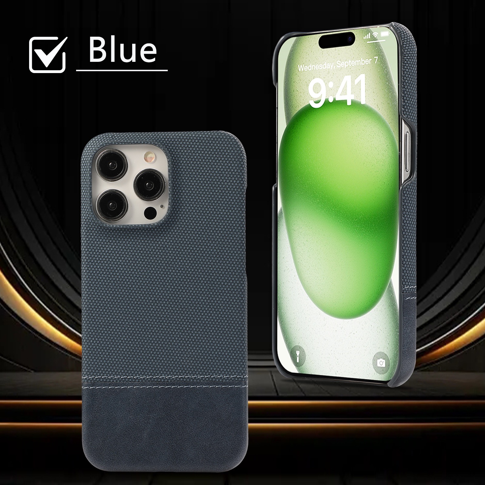 Leather Stitching Anti-slip Phone Case