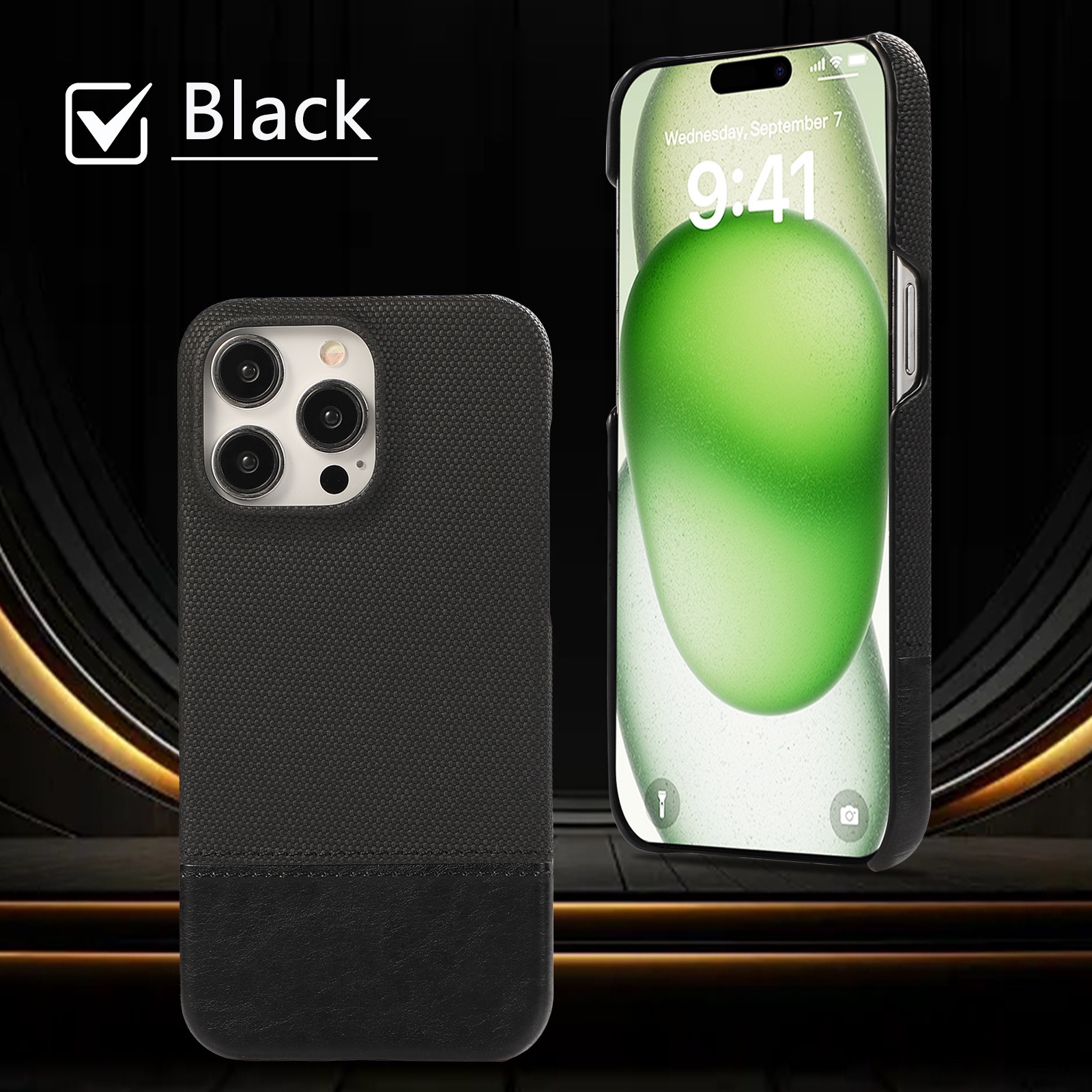 Leather Stitching Anti-slip Phone Case
