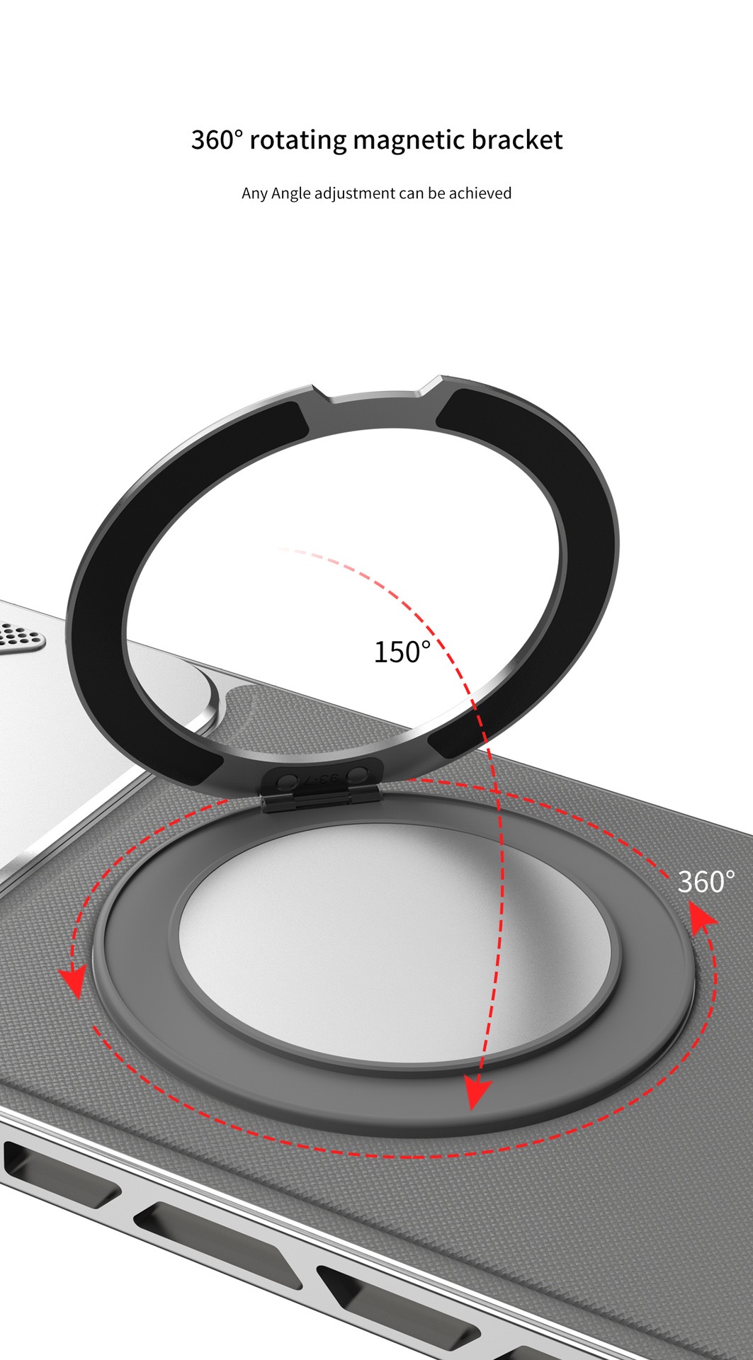 Metal Leather Buckle Magnetic Phone Case