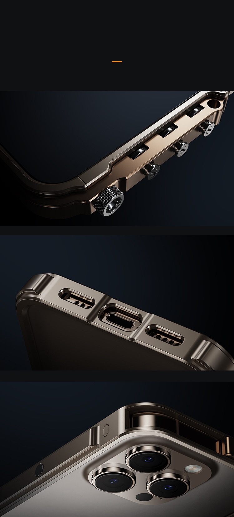 Punk Style Mechanical Arm Metal Phone Case