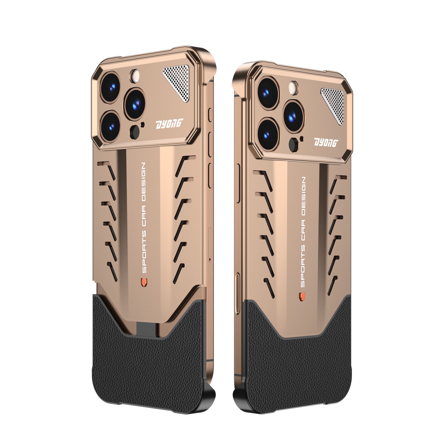Supercar Design Metal Heat Dissipation Phone Case