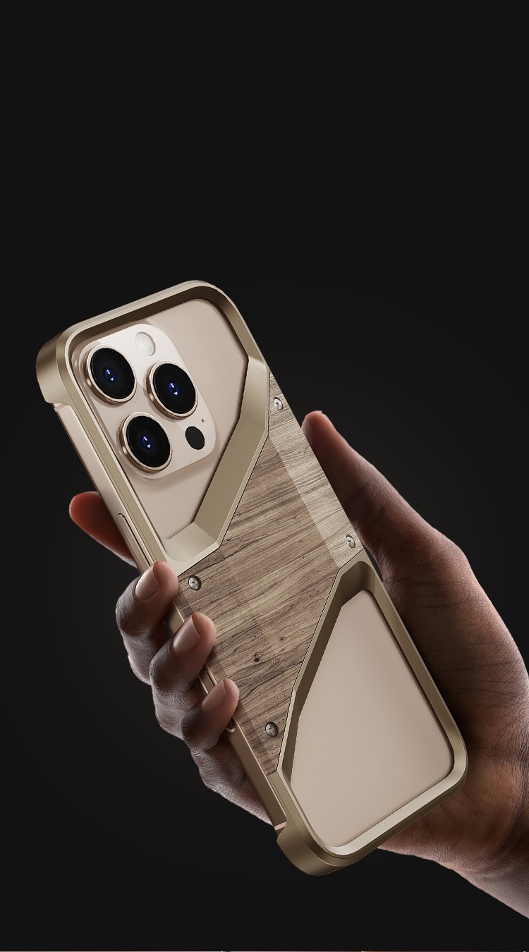 Original Wood Metal Heat Dissipation Phone Case