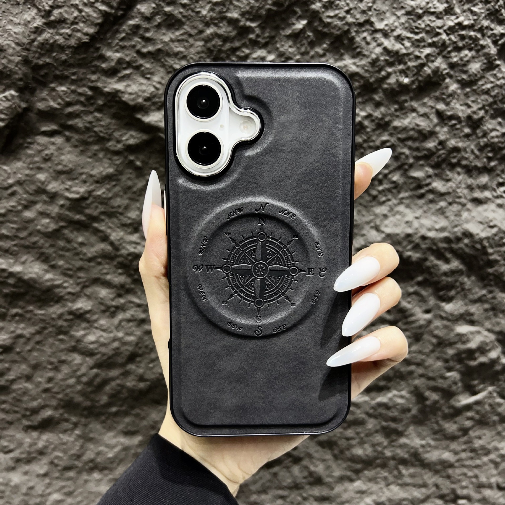Leather Nautical Magnetic Anti-fall Phone Case