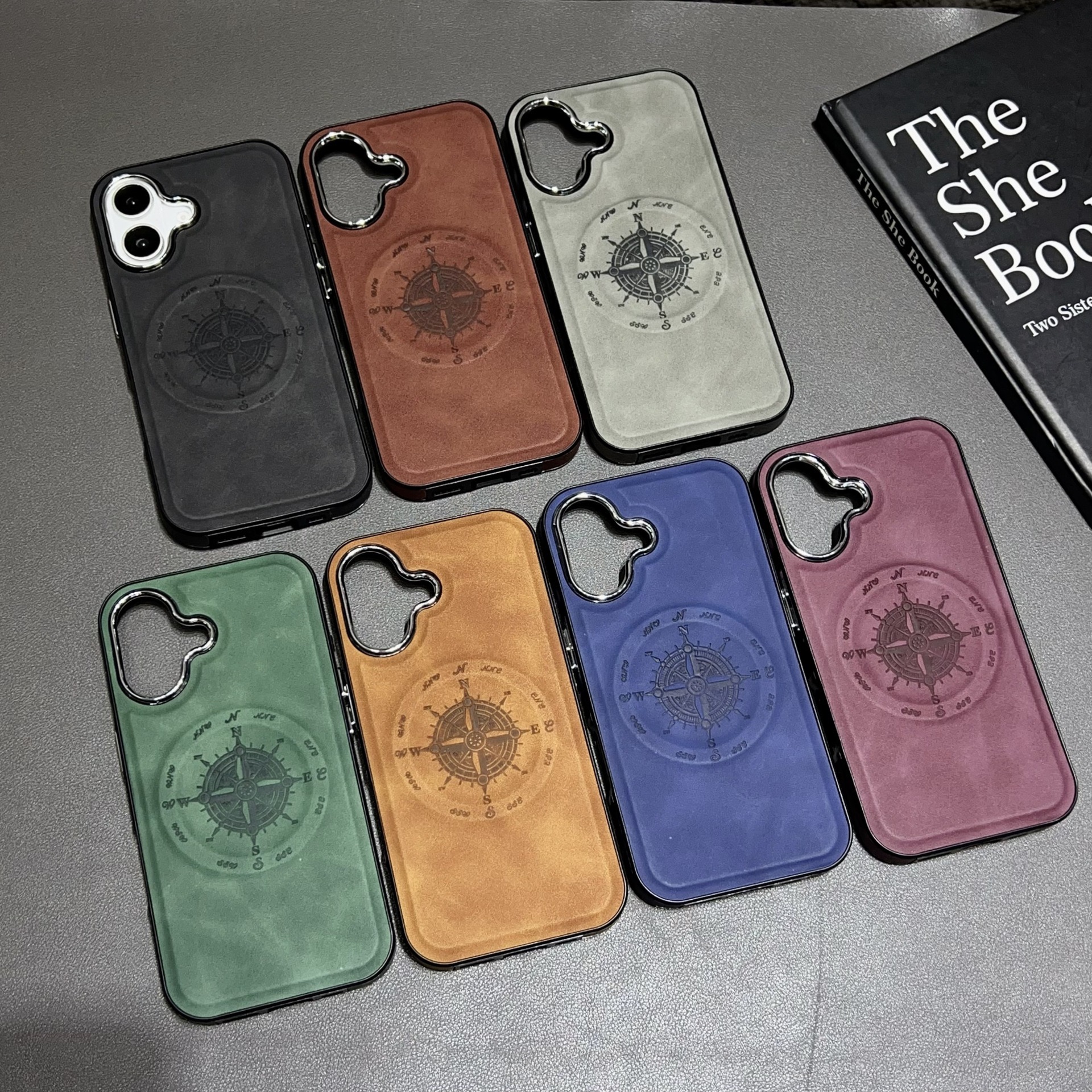 Leather Nautical Magnetic Anti-fall Phone Case