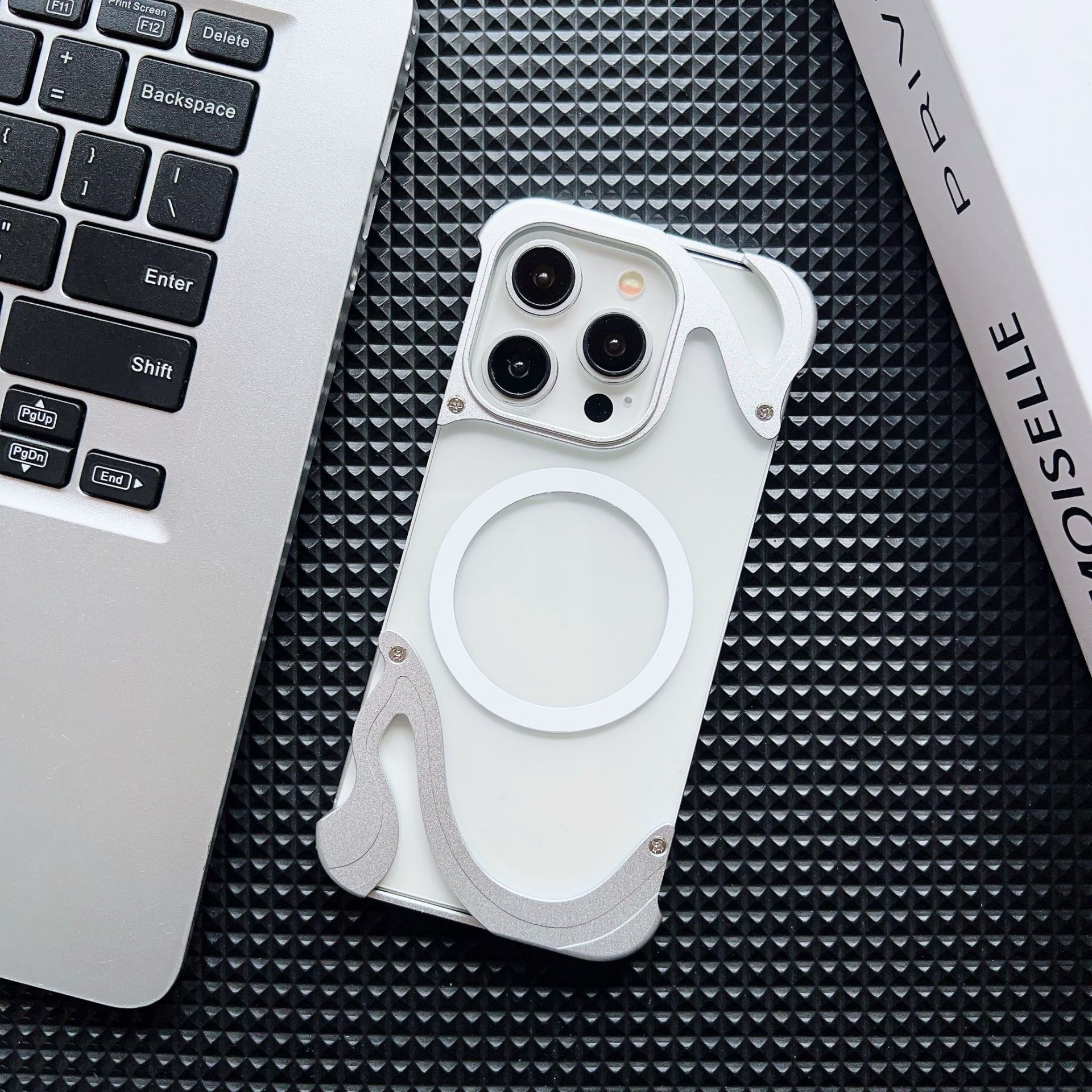 Dolphin Series Metal Bracket Magnetic Phone Case