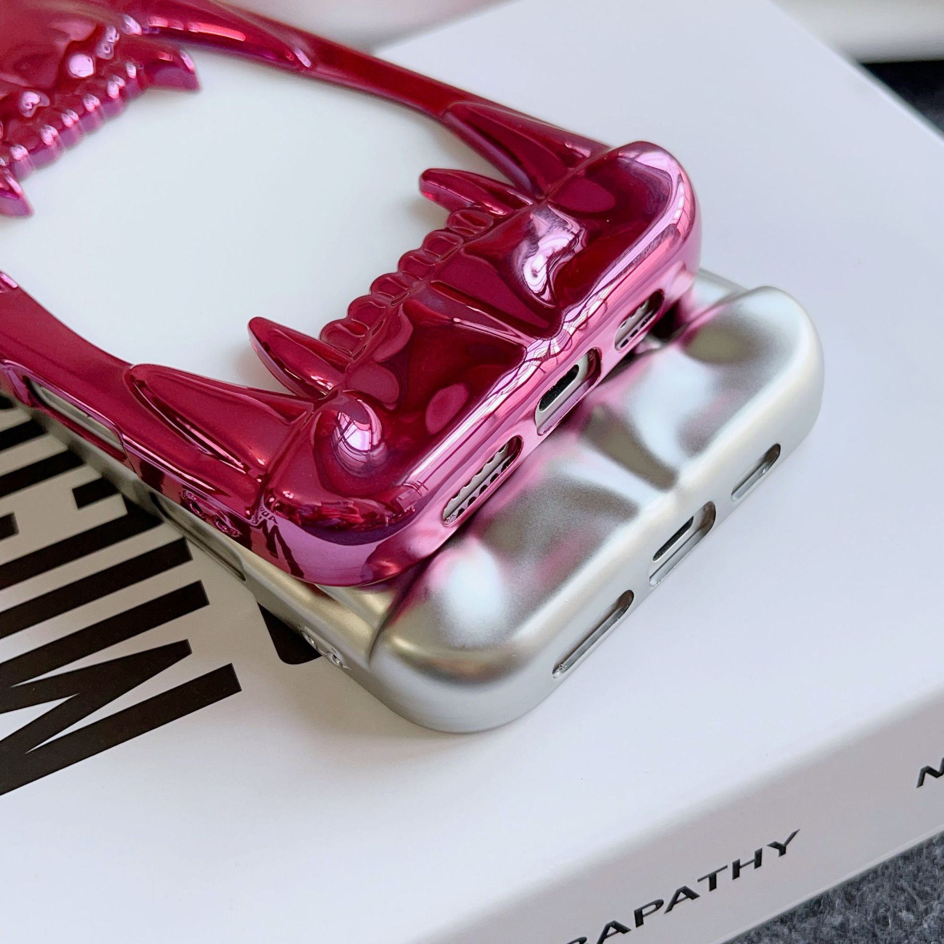 Cool Hollow Skull Tiger Tooth Shape Mobile Phone Case