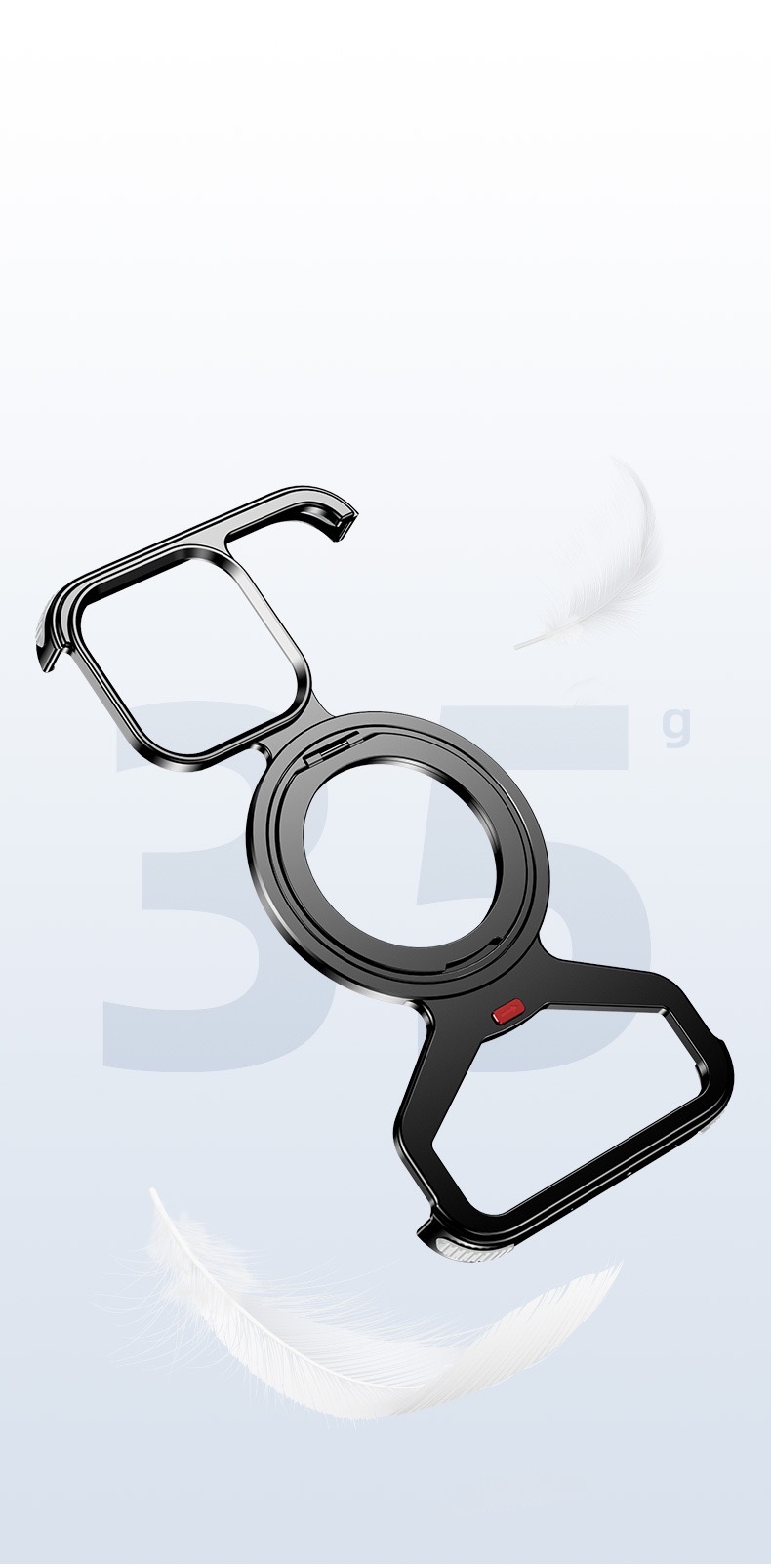 Personalized Metal Frameless Anti-fall Snap Buckle Magnetic Mobile Phone Case