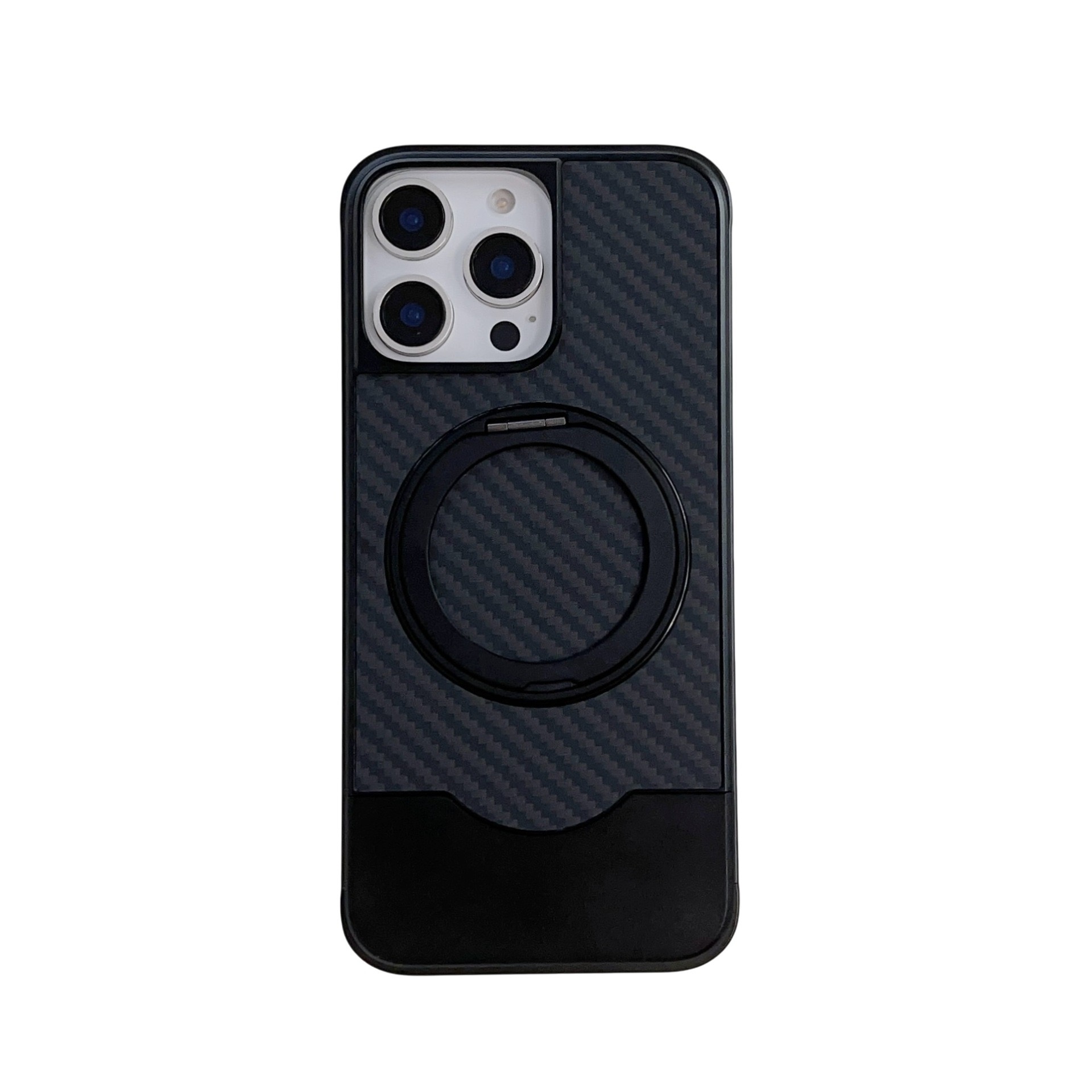 Metal Telescopic Buckle Bracket Magnetic Phone Case